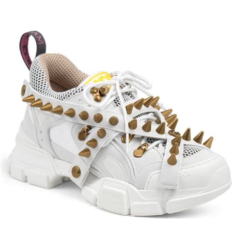 gucci spike shoes|Gucci flashtrek spikes.